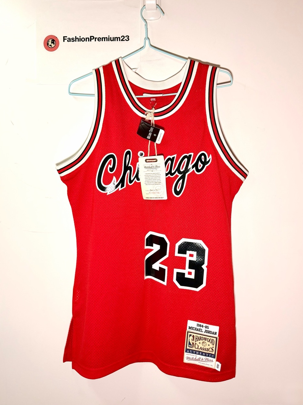 Mitchell & Ness Chicago Bulls Michael Jordan #23 Authentic Jersey 40 Red RARE